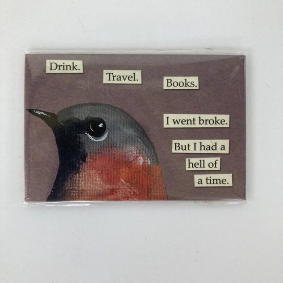 Retro Style Book Lovers Refrigerator Magnets - Set of Two - Picture 3 of 8